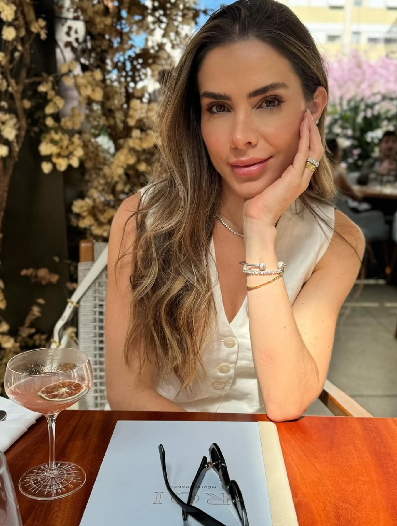 Foto espontânea da curadora Livi